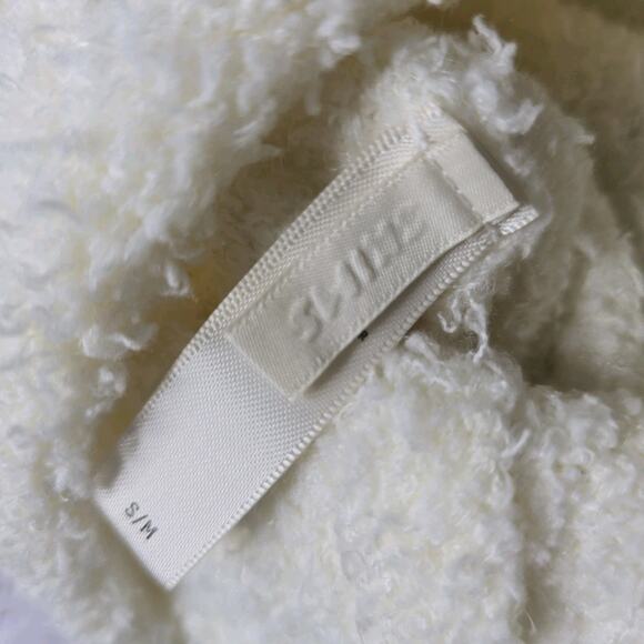 Skims Cozy Knit Soft Scoop Neck Cropped Tank Top Bone White New Size S/M - Picture 6 of 11